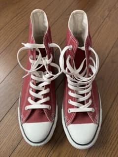 コンバース 赤 ハイカット スニーカーのサムネイル