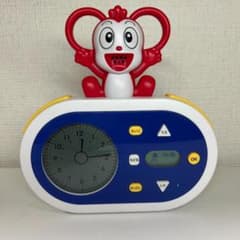 【動作確認済】ベネッセ めざまし コラショ 目覚まし時計 知育玩具 ブルー