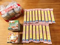 明治ほほえみ　らくらくミルク缶＆ステップ　らくらくキューブ18本＆離乳食セットのサムネイル
