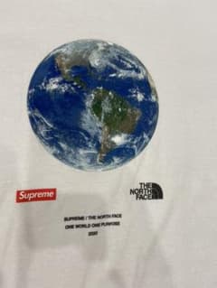 シュプリーム  supreme ノースフェイス コラボTシャツ　Lサイズのサムネイル