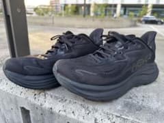 HOKA クリフトン 10 CLIFTON 10ブラック27.5cmのサムネイル