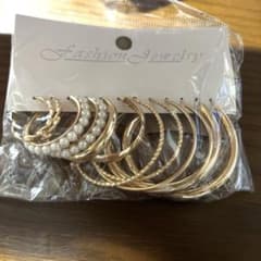 フープピアス セット ゴールドカラーのサムネイル