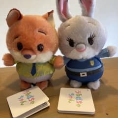 ズートピア　うるぽちゃちゃん　ジュディ　ニック　ぬいぐるみ うるぽちゃちゃん ズートピア ニック ジュディ2体セット ぬいぐるみ