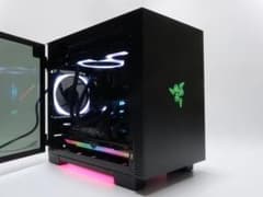自作PC㉝ Rx6700xt ゲーミングpc razer - メルカリ
