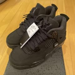 AIR JORDAN 4 RETRO OG（GS） Black Cat 新品のサムネイル