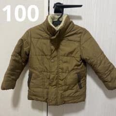 petit main ブラウン キルティングコート 100cmのサムネイル