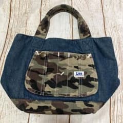Lee デニム カモフラ柄 トートバッグのサムネイル