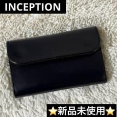 ⭐️新品未使用⭐️　INCEPTION　ミドルウォレット　三つ折り財布　ネイビー ⭐️新品未使用⭐️ INCEPTION ミドルウォレット 三つ折り財布
