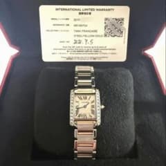 最終価格　Cartier コンビ ダイヤ24石 タンクフランセーズ SM