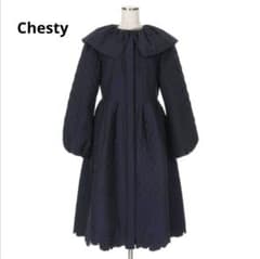 美品 Chesty チェスティ 中綿 刺繍キルティングコート ネイビー 完売品 m26188041863_1.jpg?1769247608