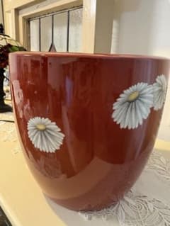 オールドノリタケ 朱色 赤絵 菊文 大鉢 火鉢 鉢カバー メダカ鉢 - メルカリ