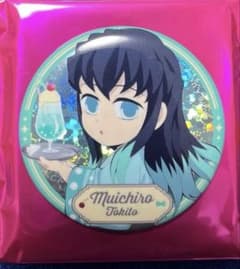 鬼滅の刃 クリームソーダパーラー ランダム グリッター 缶バッジB 時透無一郎のサムネイル