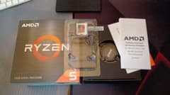 【美品】AMD Ryzen 5 5600 クーラー未使用・付属品完備【動作良好】のサムネイル
