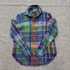 Ralph Lauren リネン チェック柄 長袖シャツのサムネイル