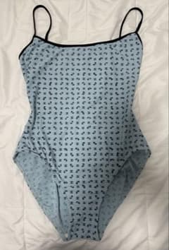 極希少✨CHANEL 98P 水着 ワンピース ココマーク カップ付 保存袋付 希少 CHANEL シャネル ヴィンテージ ココマーク 総柄 ワンピース 水着