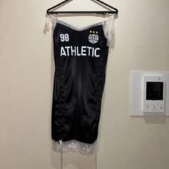 ATHLETIC ロゴ キャミワンピース ブラックのサムネイル