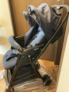 美品　両対面　軽量　ベビーカー　グレコ　シティゴー　A型　ネイビーのサムネイル