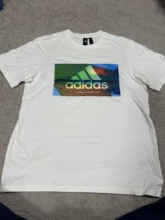 adidas ホワイト Tシャツ Mサイズ値下げ可能ですのサムネイル