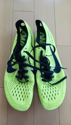 Nike スパイクシューズ 蛍光イエロー　 25.0cm (ピン無し)のサムネイル