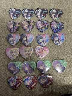 【最終価格】Link！Like！ラブライブ！×オンゲキ キラキラハート型缶バッジ