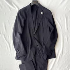 美品 ラルディーニ スーツ セットアップ easy wear ネイビー 52 - メルカリ