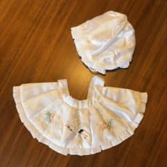 美品⭐︎お宮参り用 前掛け＆帽子セット⭐︎男女どちらもokのサムネイル