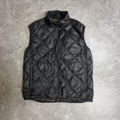 00s 廃盤 名作 moonstone ダイヤキルト ダウンベスト ブラック L