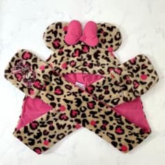 値下げ可能】ディズニー ミニー マフラーファンキャップ ヒョウ柄