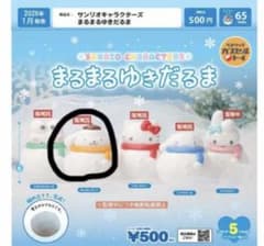 サンリオキャラクターズまるまる雪だるま ポムポムプリンのサムネイル