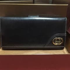 【極美品】GUCCI レザー 長財布のサムネイル