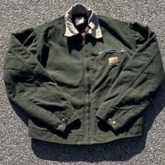 き*う様 Carhartt デトロイトジャケット モスグリーン - メルカリ