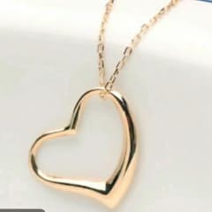 18k オープンハート 10k ネックレスチェーンのサムネイル