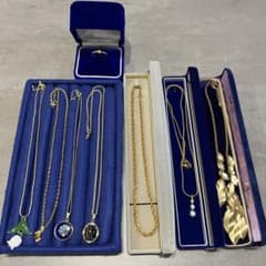 K*a様 ヴィンテージネックレスリングまとめ売りセットゴールドカラー