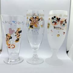 ディズニー 30周年 グラス 3点 - メルカリ