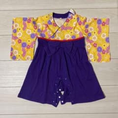 袴ロンパース 女の子　80cmのサムネイル