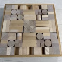 【希少❗️値下げ　早い者勝ち】童具館 WAKU-BLOCK 45 応用セットのサムネイル
