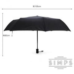 SIMPS 自動開閉折りたたみ傘ワンタッチ 携帯用 撥水性 ブラックのサムネイル