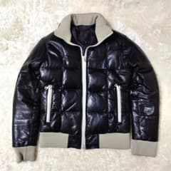 希少 パラノイド レザー ダウンジャケット ブラック 本革 XSサイズ 肉 