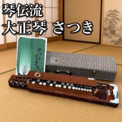 琴伝流 大正琴 さつき 5弦 ハードケース 楽譜付き - メルカリ
