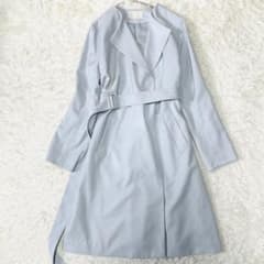anySiS ノーブルライトテロンチコート 春コート 羽織り ブルーグレー L