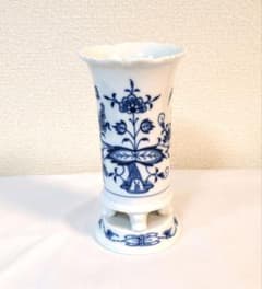 マイセン ブルーオニオン 花瓶 フラワーベース 磁器 - メルカリ