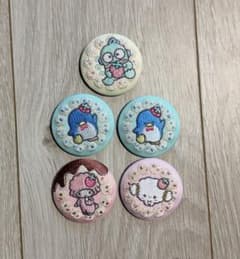 サンリオ刺繍缶バッジ タキシードサムハンギョドン マイスウィートピアノこぎみゅんのサムネイル