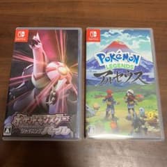 ポケモン Switch ソフト シャイニングパール、アルセウス　2枚セットのサムネイル