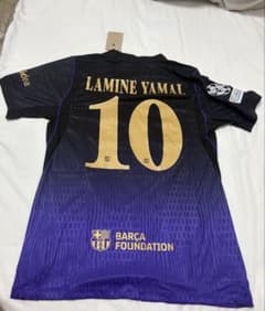 ち*う様 FCバルセロナ ラミン・ヤマル ユニフォーム アウェイ26-27