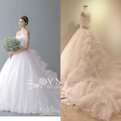 YNS Wedding オフショルダー ウェディングドレス - メルカリ