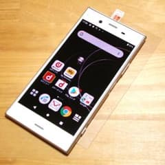 傷少XPERIA XZ1 SO-01K(S)保護ガラス付き SIMロック解除済