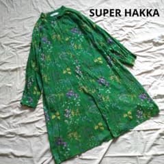 SUPER HAKKA】スーパーハッカ ボタニカル柄ワンピース - メルカリ