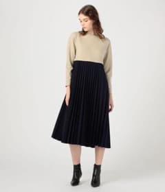 新品 ballsey ミルドジャージーコンビ クルーネックワンピース - メルカリ