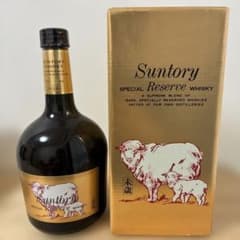 ウイスキー　サントリー　スペシャルリザーブ　干支ラベル　未　760ml　43%のサムネイル