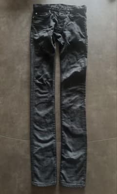 dior homme hedi skinny denim 26 blackのサムネイル